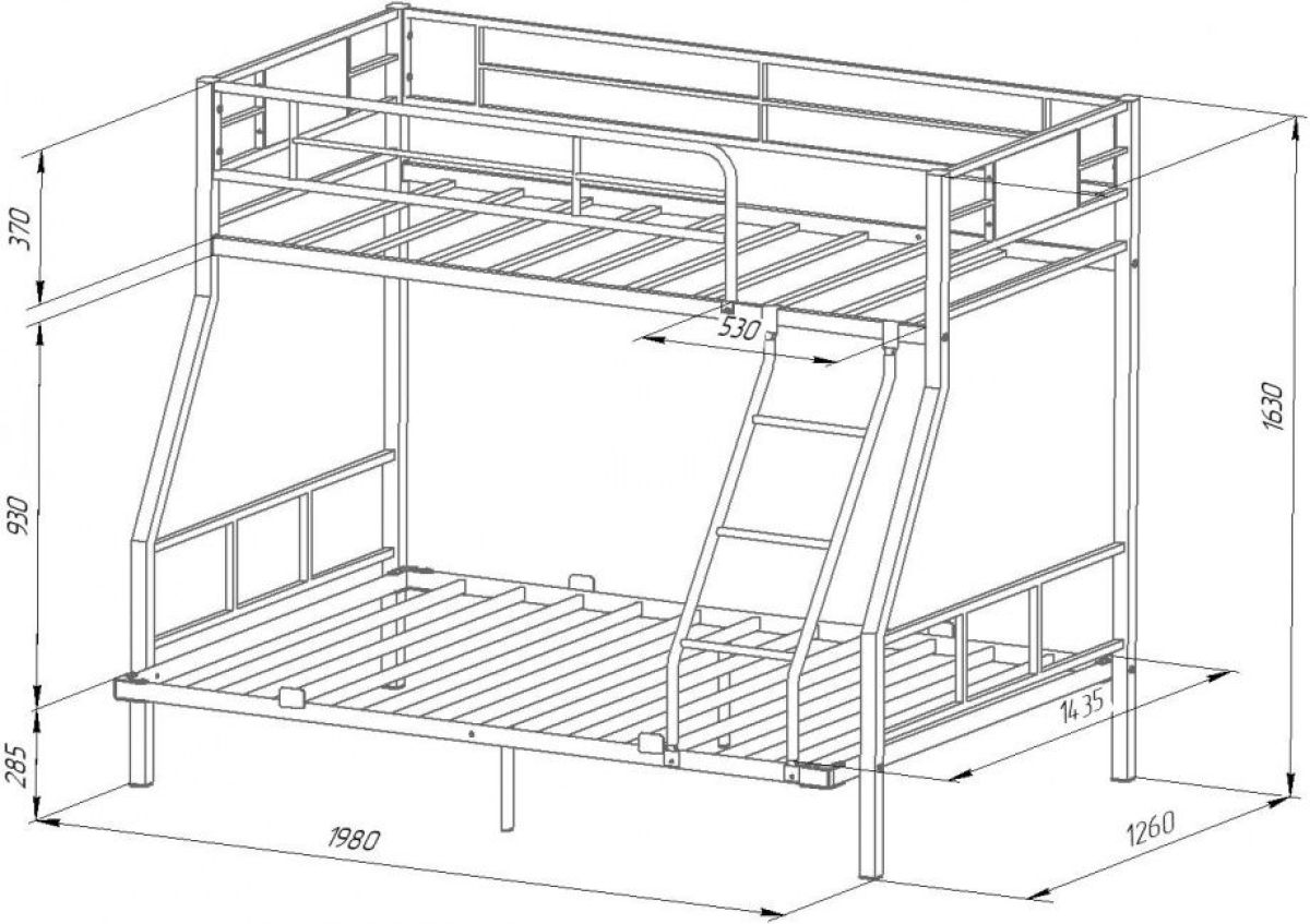 Кровать двухъярусная «Гранада-1 140» | фото 6