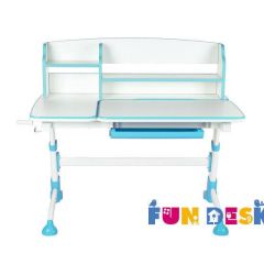 Парта-трансформер Amare II Blue с надстройкой | фото 2