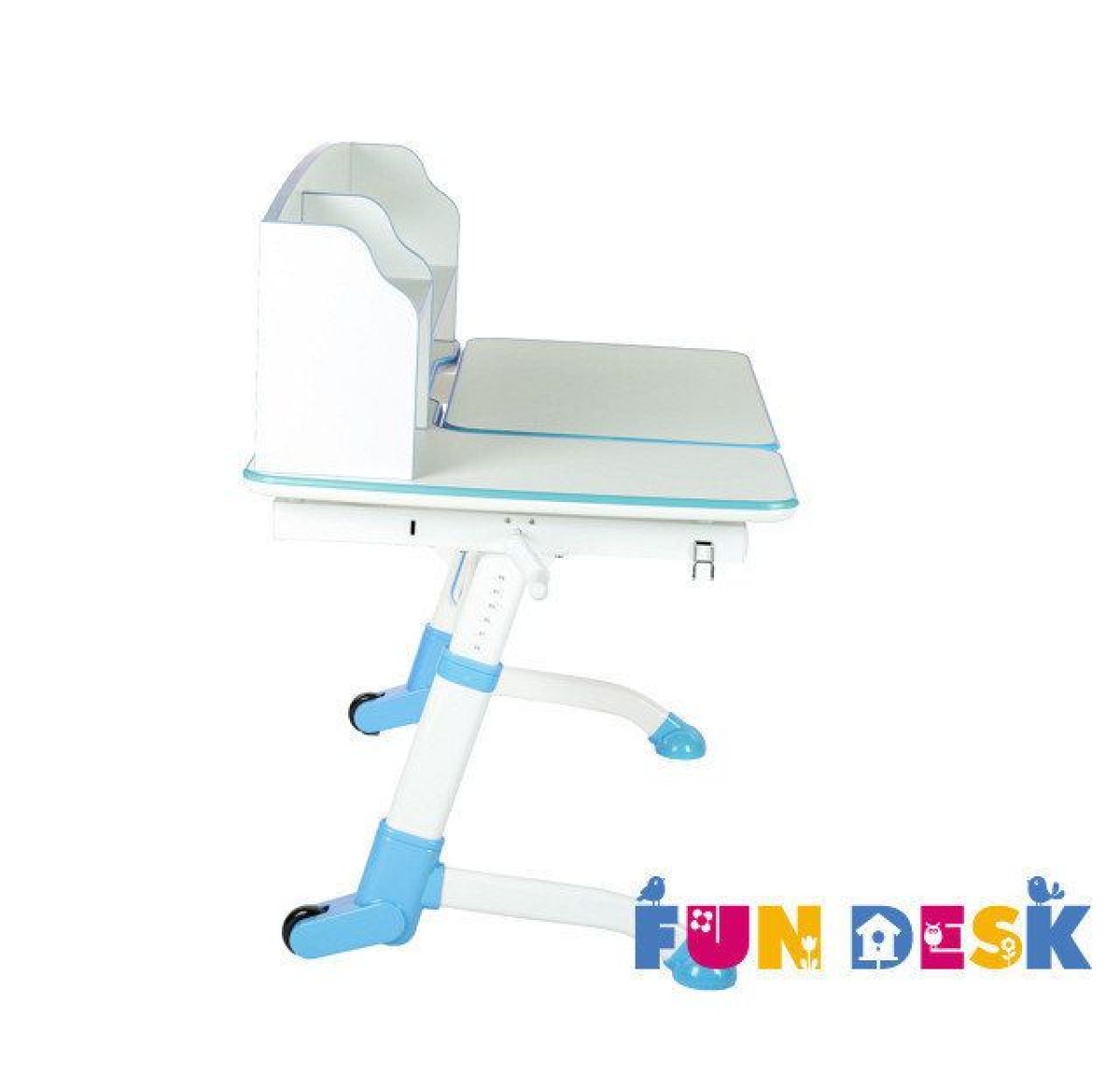 Парта-трансформер Amare II Blue с надстройкой | фото 3