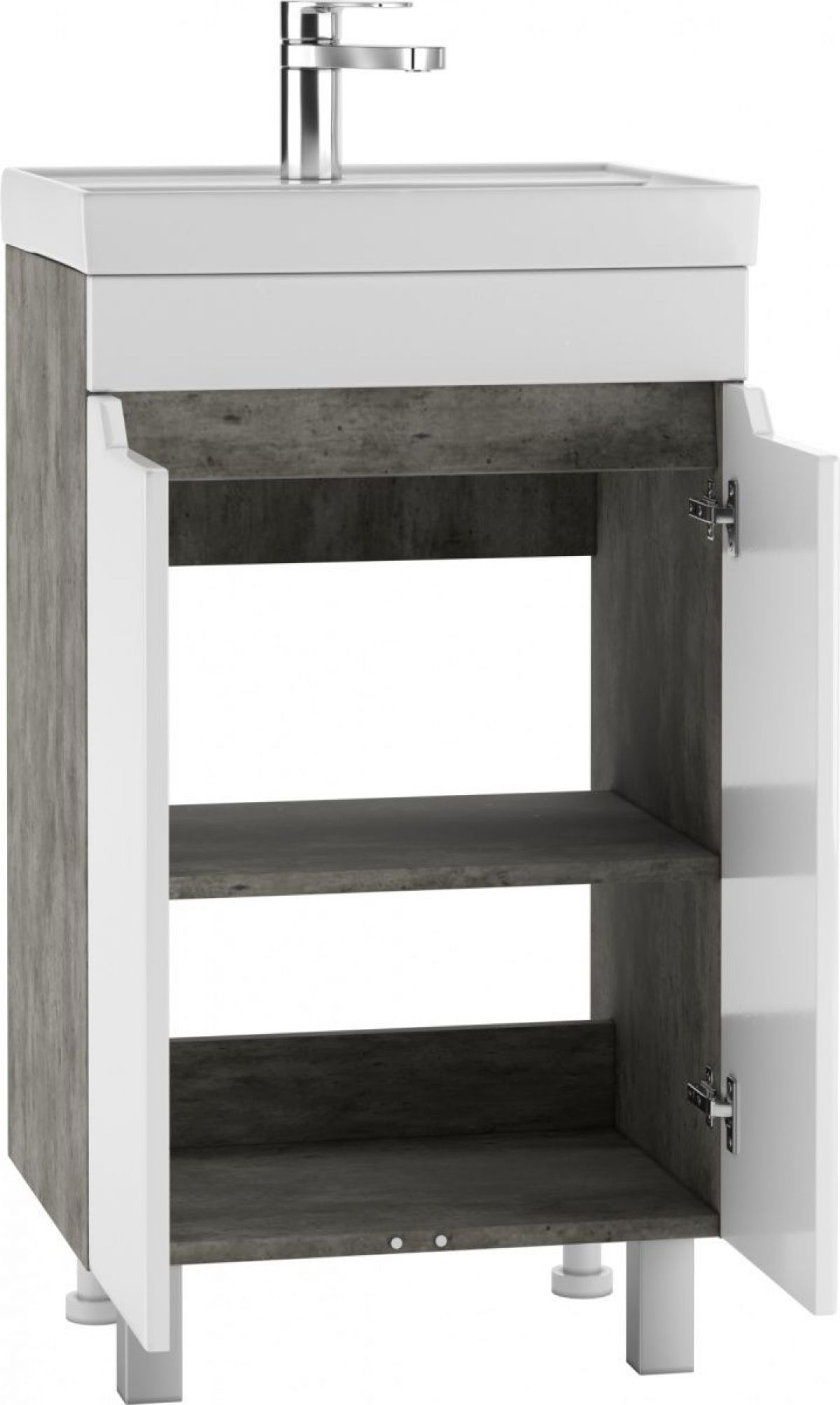 Тумба под умывальник "Енисей 50" Мечта без ящика Бетон  АЙСБЕРГ (DM2331T) | фото 3
