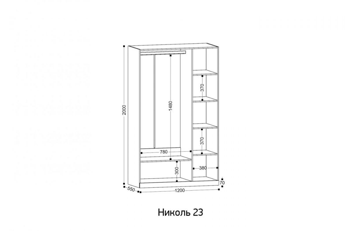 НИКОЛЬ Спальный гарнитур (модульный) | фото 9