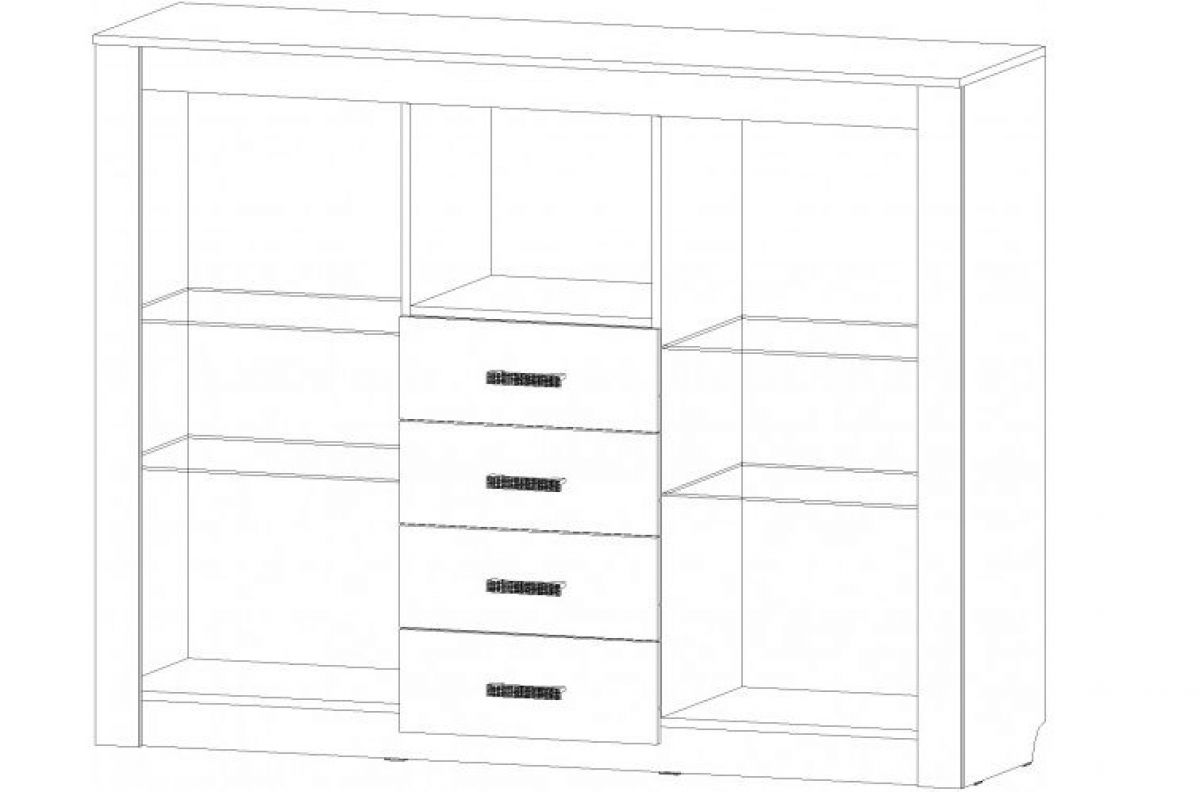 РИВЬЕРА Комод большой | фото 2