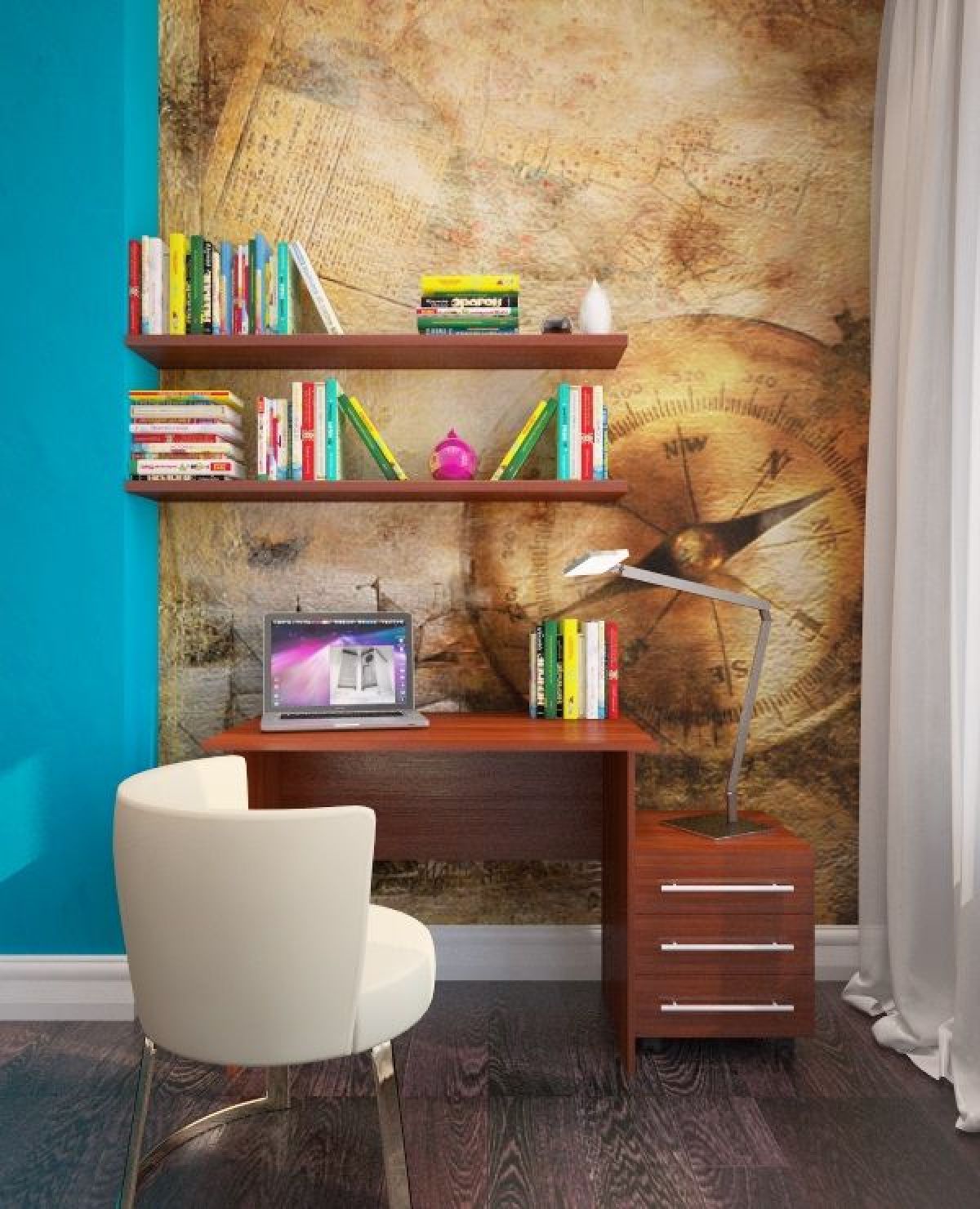 Стол письменный + тумба (ЛДСП 1 кат.) | фото 5