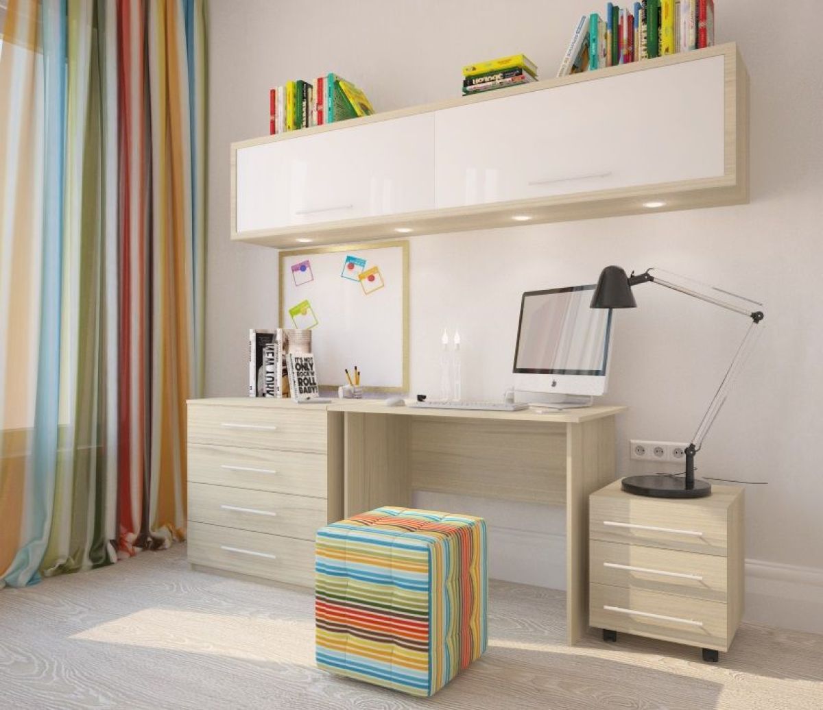 Стол письменный + тумба (ЛДСП 1 кат.) | фото 6