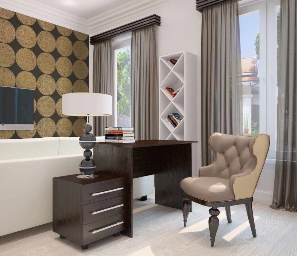 Стол письменный + тумба (ЛДСП 1 кат.) | фото 3