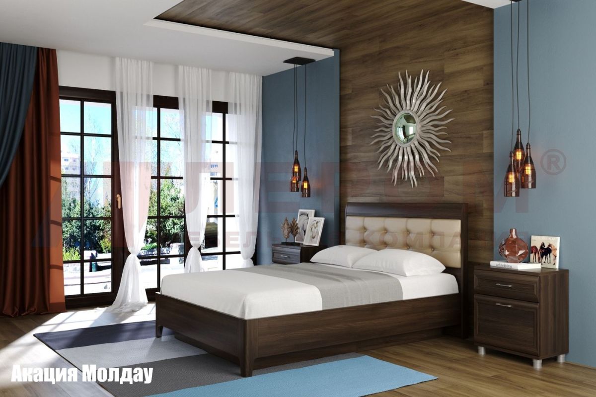 Кровать КР-1071 с мягким изголовьем | фото 3