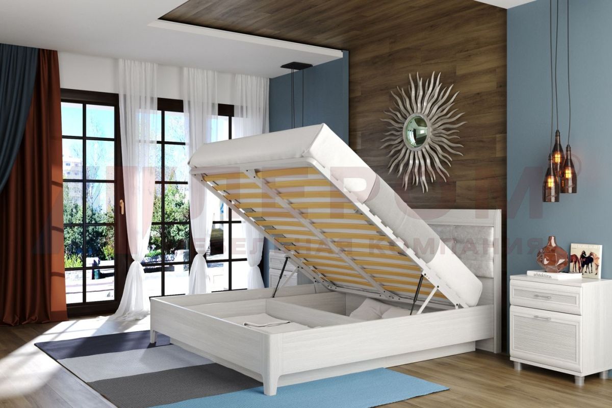 Кровать КР-1074 с мягким изголовьем | фото 5