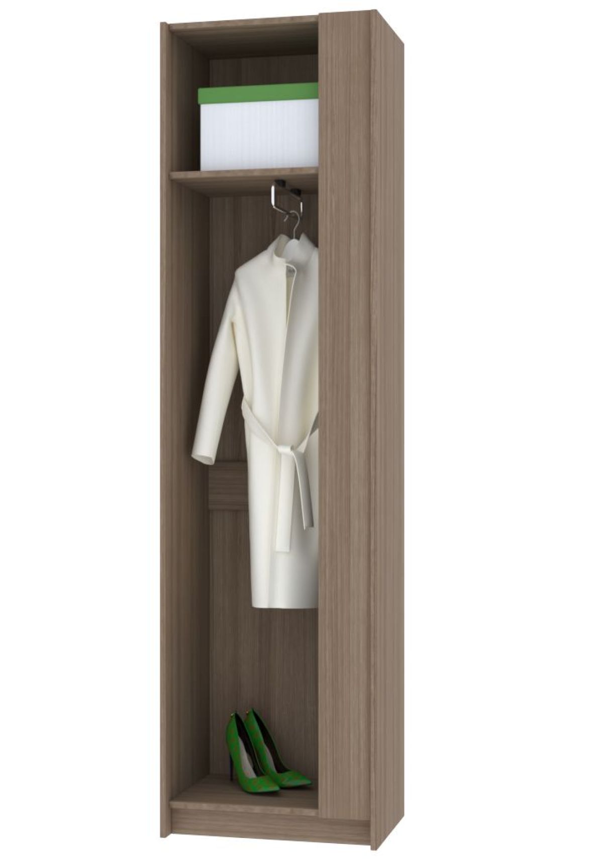 Прихожая Марица Пенал с зеркалом (ЯШ темный/ светлый) | фото 2