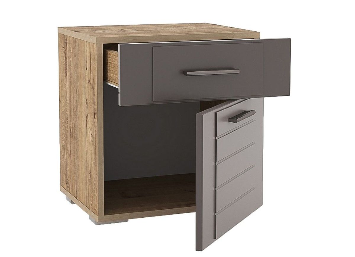 Спальня Livorno Тумба НМ 013.62 Х (Софт Графит/Дуб Бунратти) | фото 2