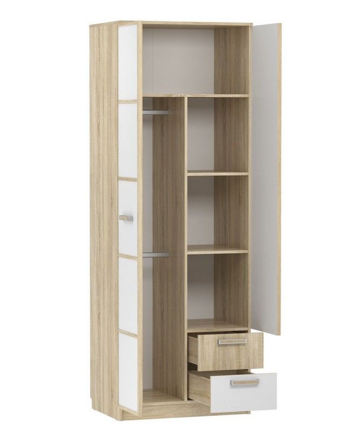 Детская Фанк Шкаф для одежды с ящиками НМ 014.07 М | фото 2