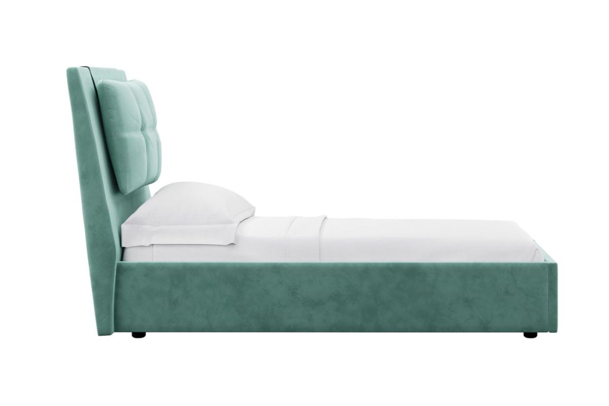Кровать Ester 900 с основанием и ПМ (Ультра Минт) Модель 311 | фото 3