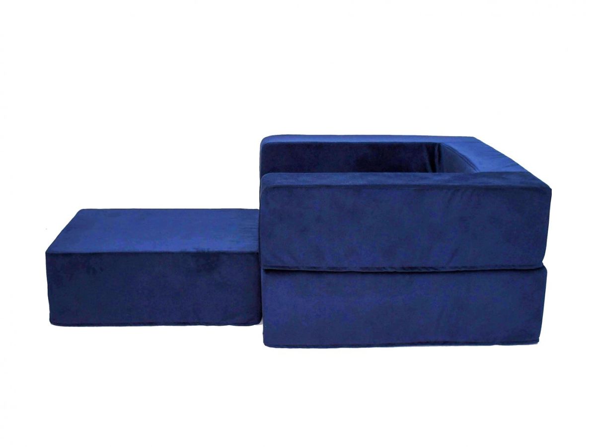 Кресло перекидное с банкеткой бескаркасное Портер (Кобальт) | фото 5