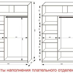 Шкаф-купе 1600 серии SOFT D6+D4+B2+PL2 (2 ящика+1штанга+1 полка) профиль «Капучино» | фото 8