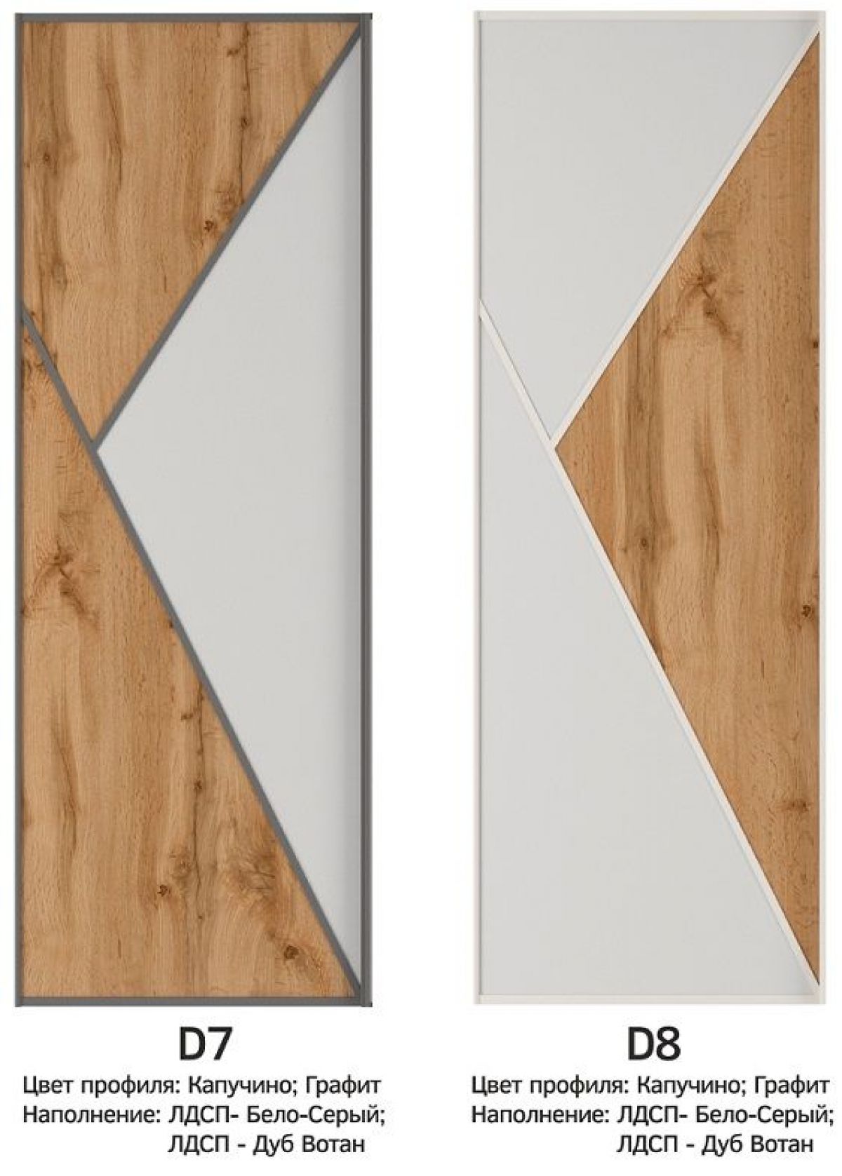 Шкаф-купе 2400 серии SOFT D7+D3+D3+B22+PL4 (по 2 ящика лев/прав+2штанги) профиль «Капучино» | фото 12