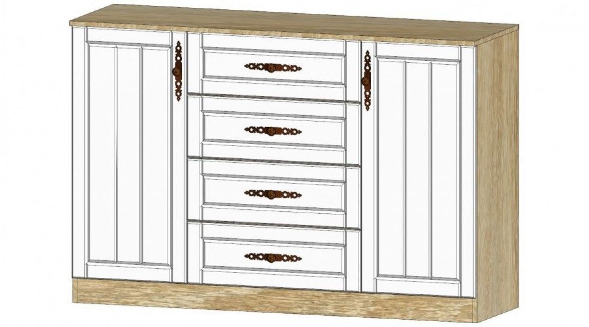 ВИКТОРИЯ Гостиная (модульная) сонома/белое дерево | фото 6