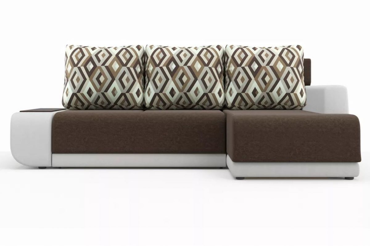 Диван угловой Соло (ПРАВЫЙ) Velvet lux 7/Ethnos 02 | фото 2