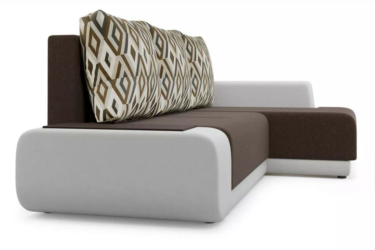 Диван угловой Соло (ПРАВЫЙ) Velvet lux 7/Ethnos 02 | фото 3