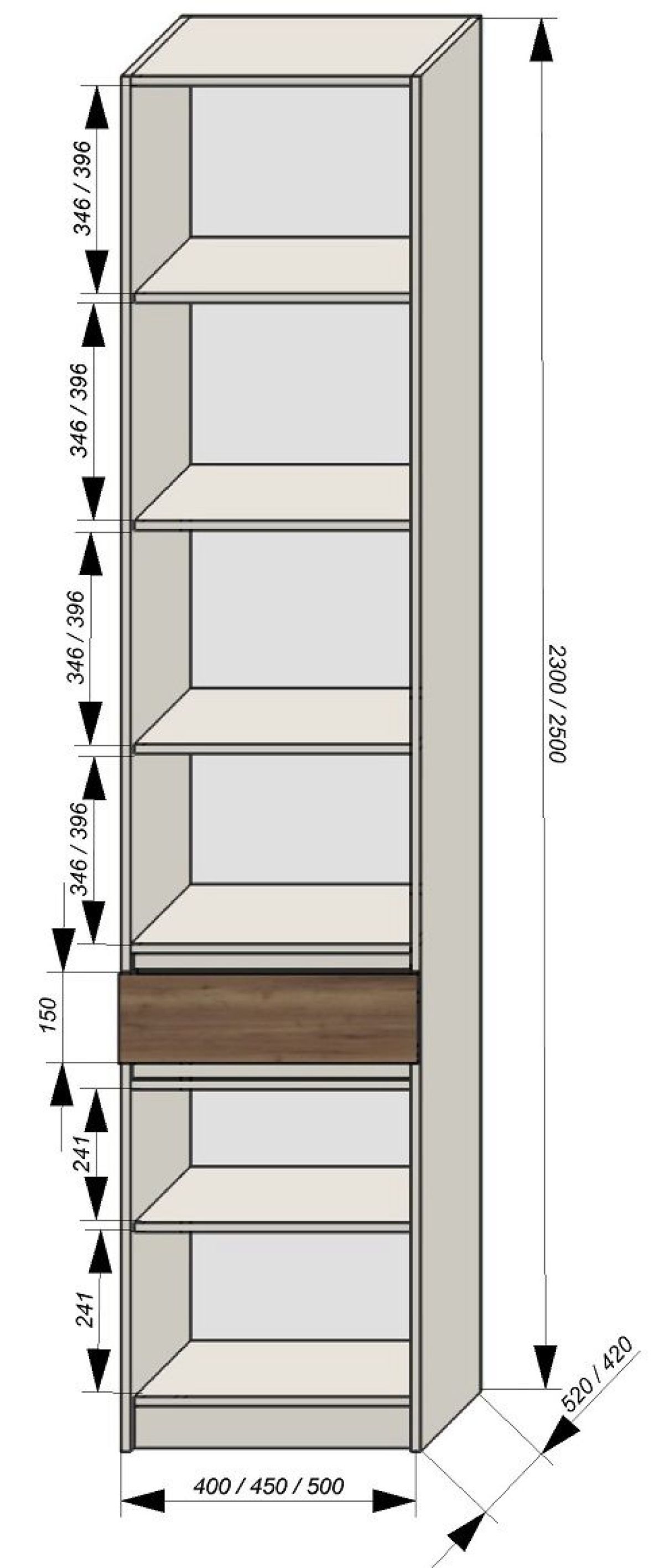 Прихожая Серый камень - Дуб Небраска натуральный (серии «ГЕСТИЯ») | фото 5