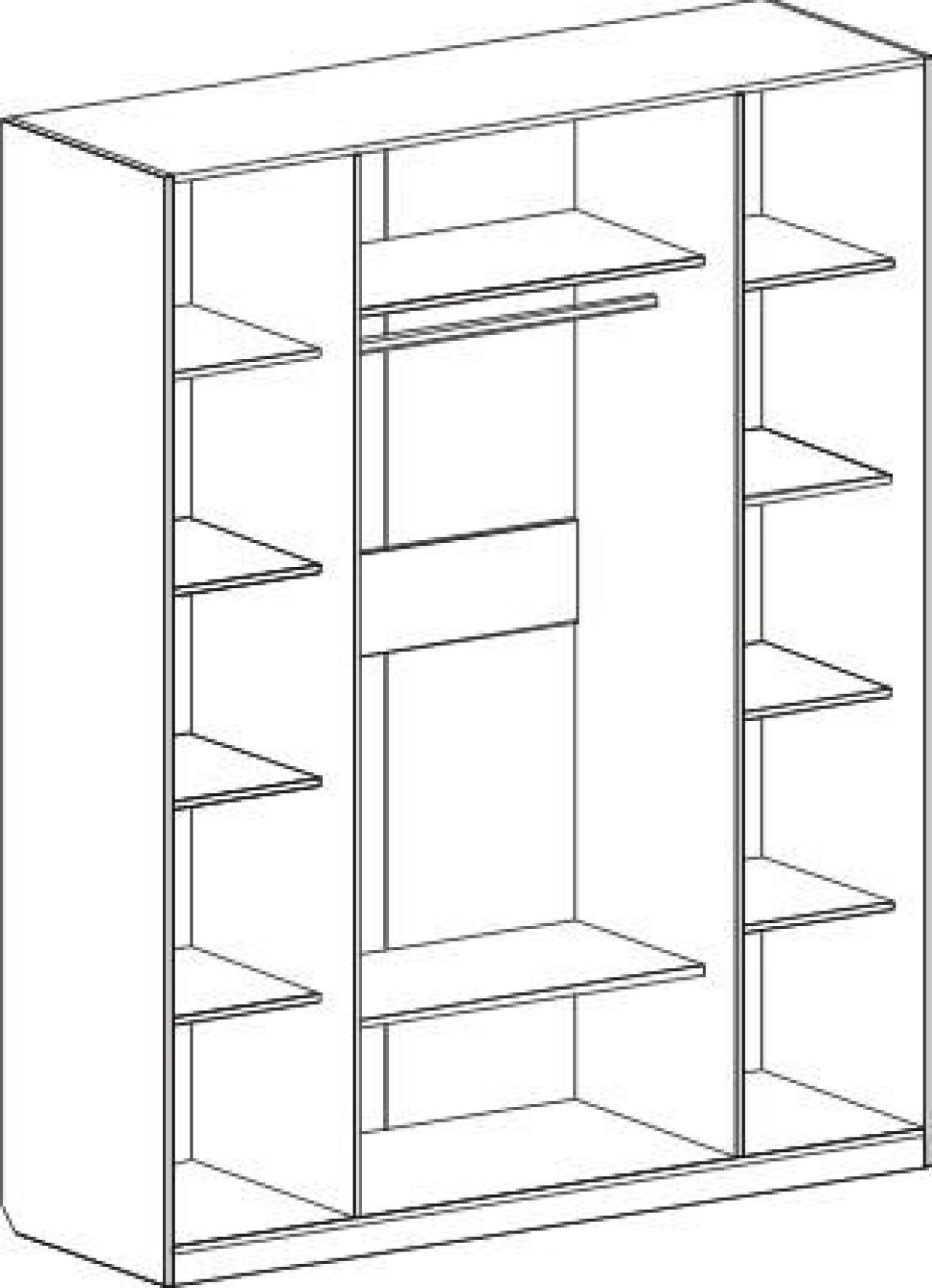 НИКОЛЬ МС Спальный гарнитур | фото 7