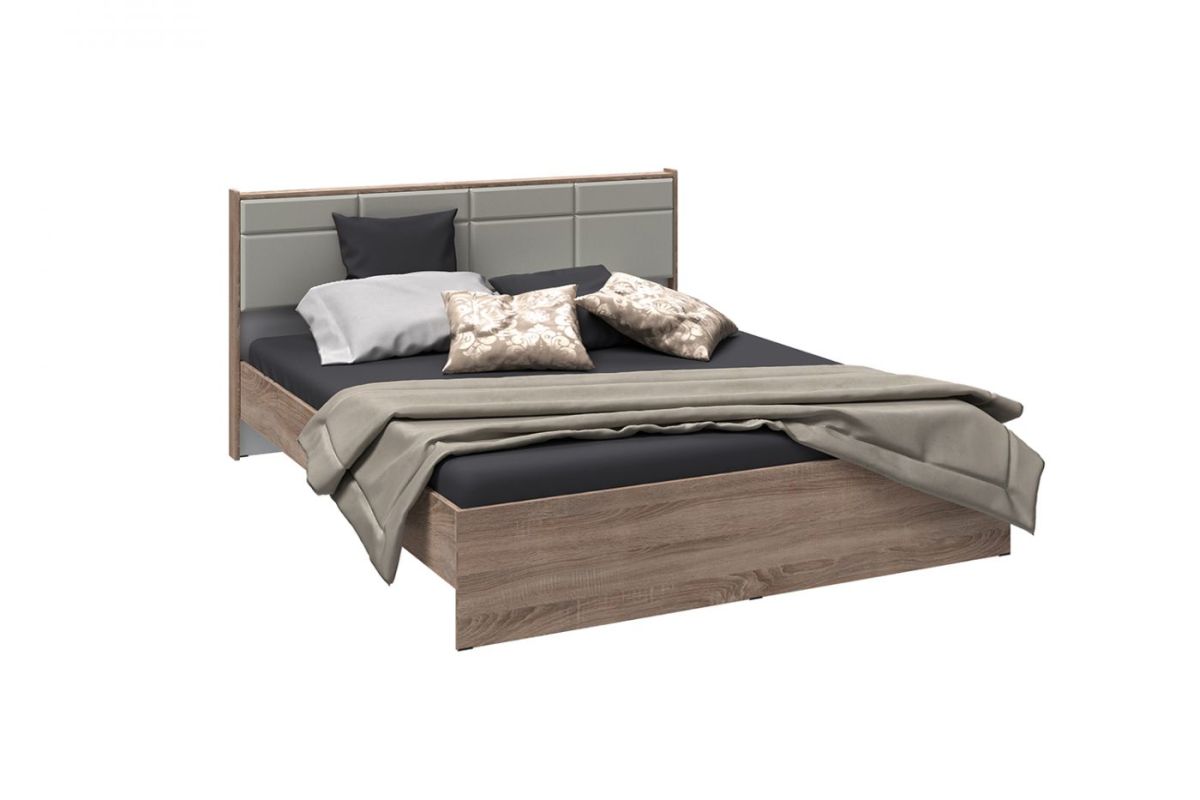 Модульная Спальня Соната (Белый/Дуб Крафт Золотой) | фото 4