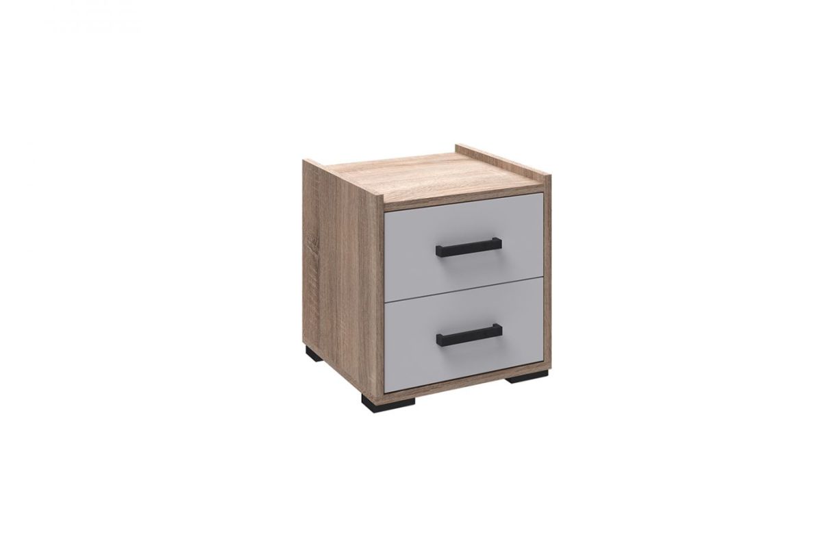 Модульная Спальня Соната (Белый/Дуб Крафт Золотой) | фото 5