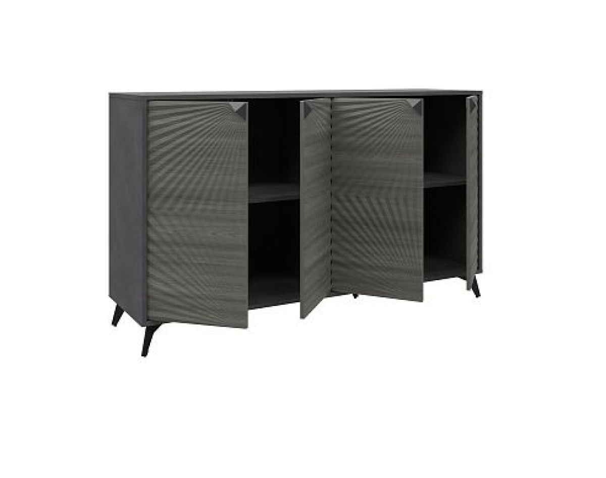 Комодино ПМ-390.03 Комод (ЛДСП Матера/МДФ Санторини темный) | фото 3