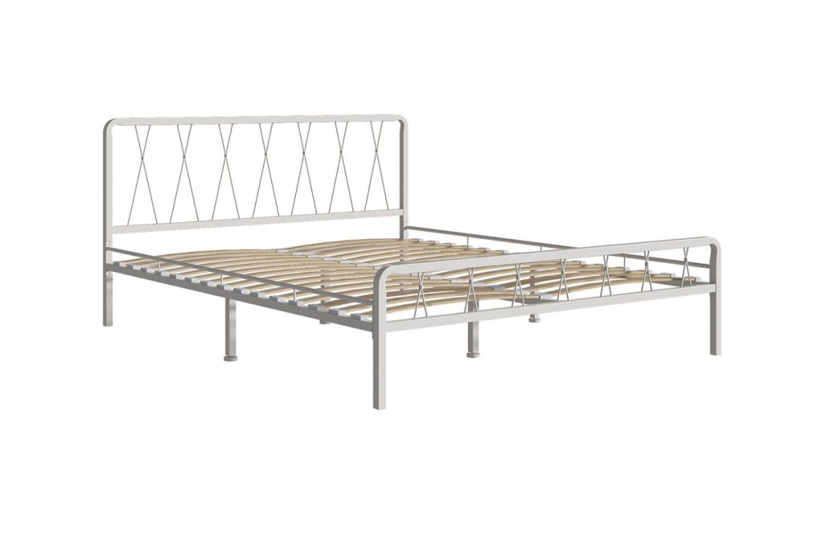 Кровать "Клэр" КМД18  Белая (1200*2000) (ножки-белые) | фото 3