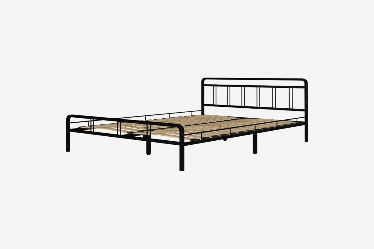 Кровать "Леон" Черная (1200*2000) (ножки-черные) | фото 3