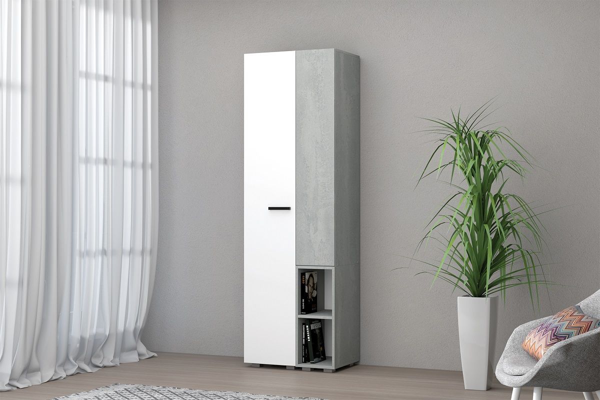 Гостиная Эльза (модульная) Бетонный Камень/Белый | фото 8