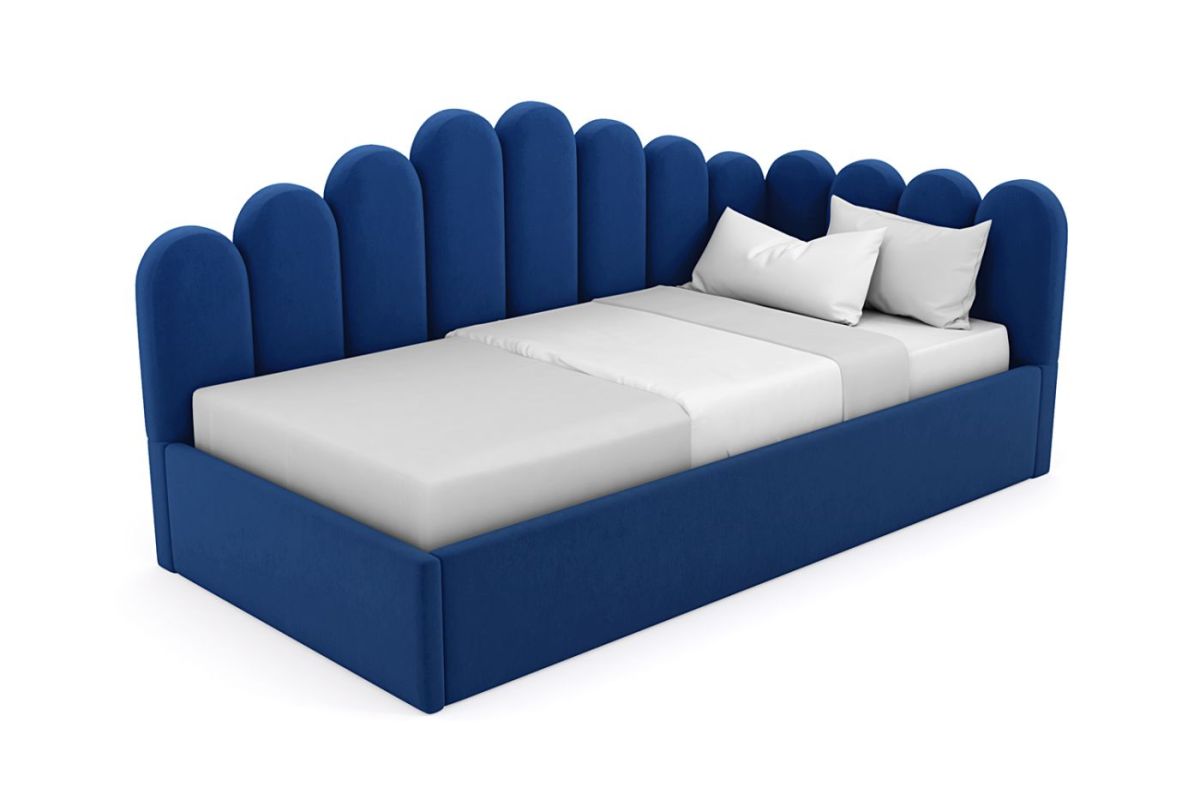 Кровать угловая Лилу интерьерная +основание (80х200) | фото 16