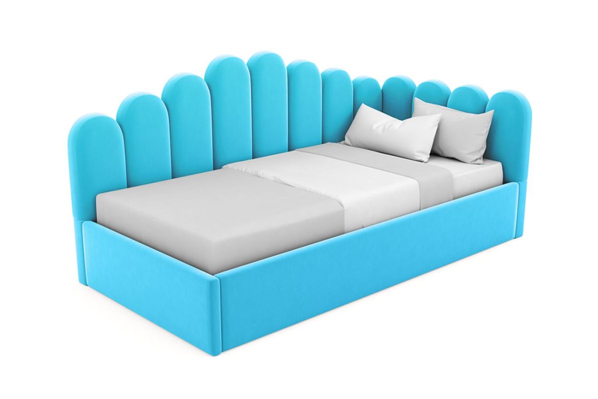 Кровать угловая Лилу интерьерная +основание (80х200) | фото 22