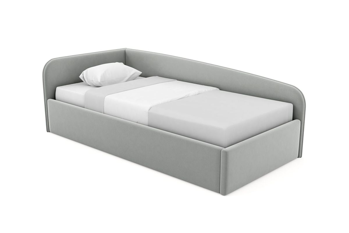 Кровать угловая Лэсли интерьерная +настил ДСП (80х200) | фото 8