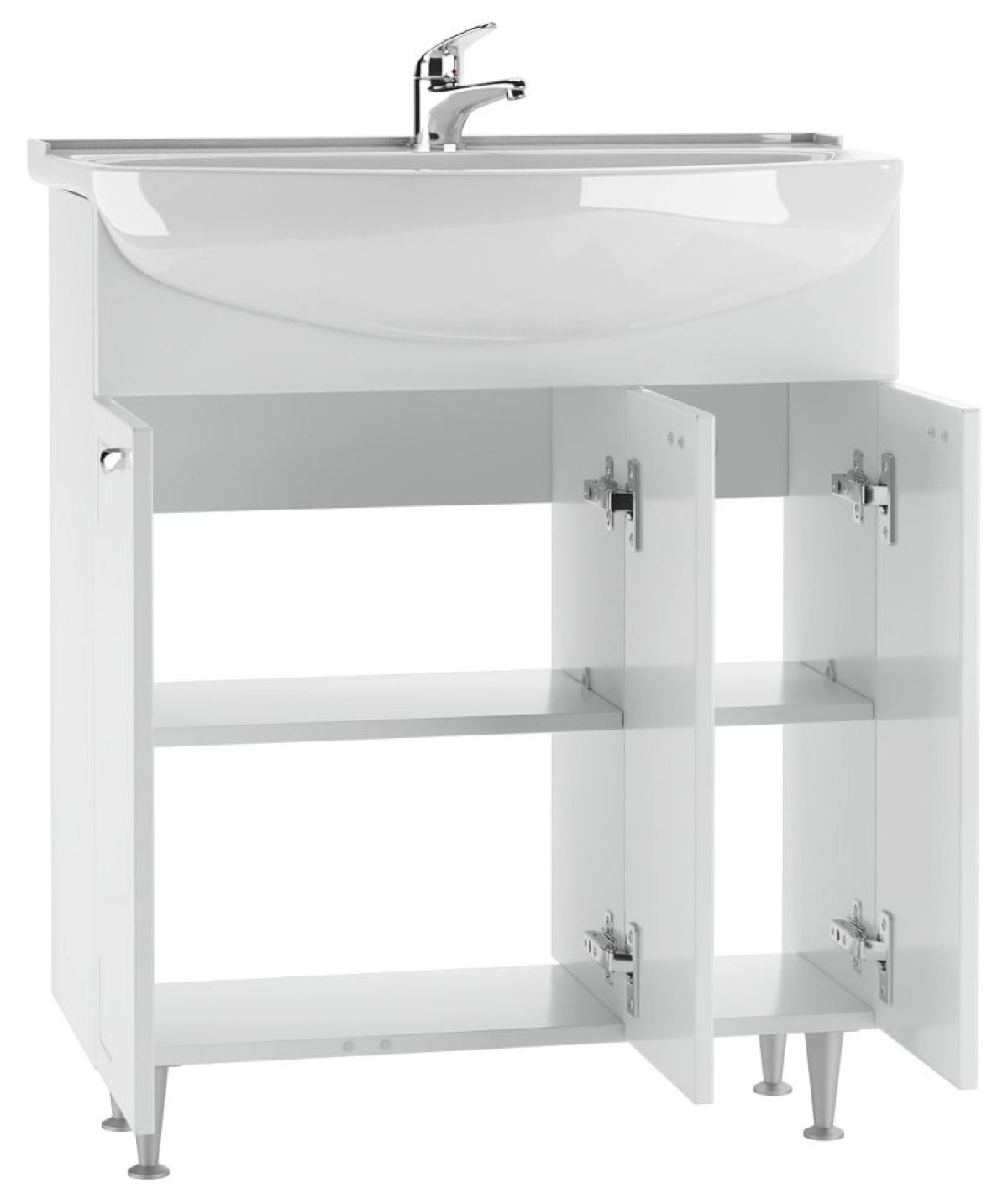 Тумба под умывальник "Амур 70 Классик" без ящика АЙСБЕРГ (DA1135T) | фото 2