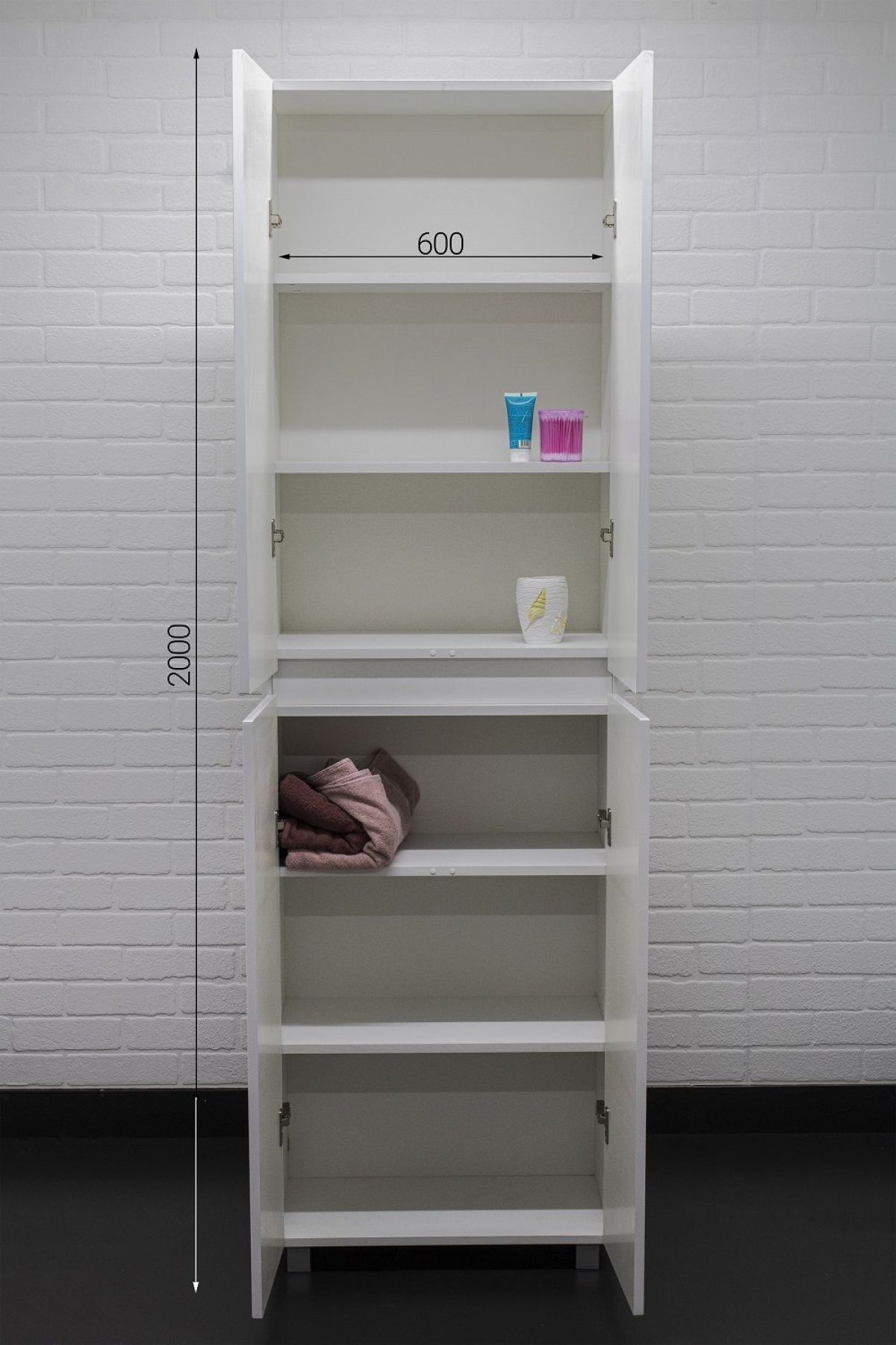 Пенал напольный 60 Норма без ящика АЙСБЕРГ (DA1625P) | фото 6