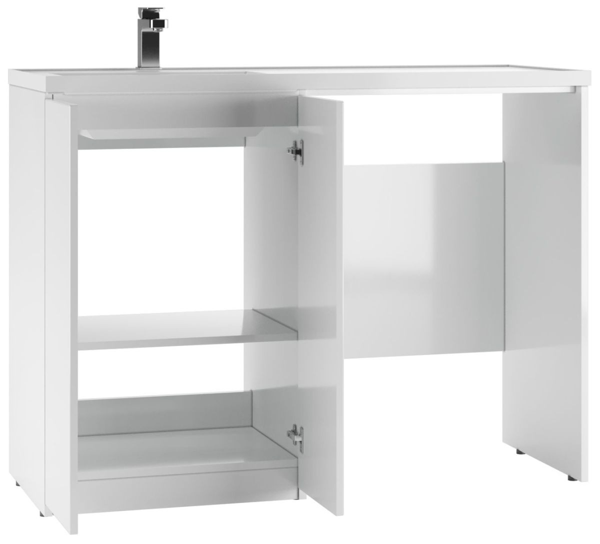 Тумба под умывальник "Magenta 120 лев/прав Норма" без ящика АЙСБЕРГ (DA1659T) | фото 2