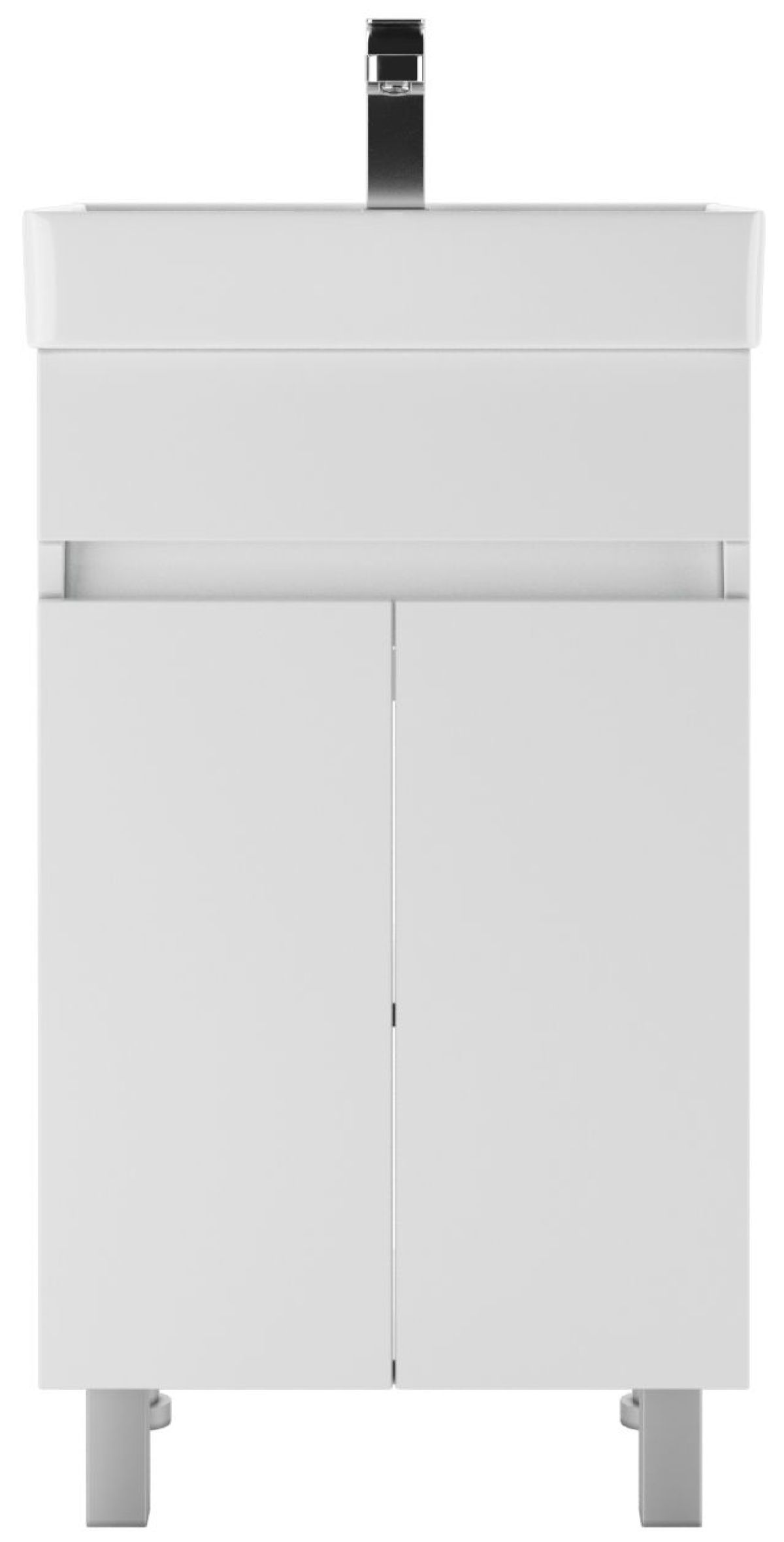 Тумба под умывальник "Енисей 50 Норма" без ящика АЙСБЕРГ (DA1620T) | фото 4