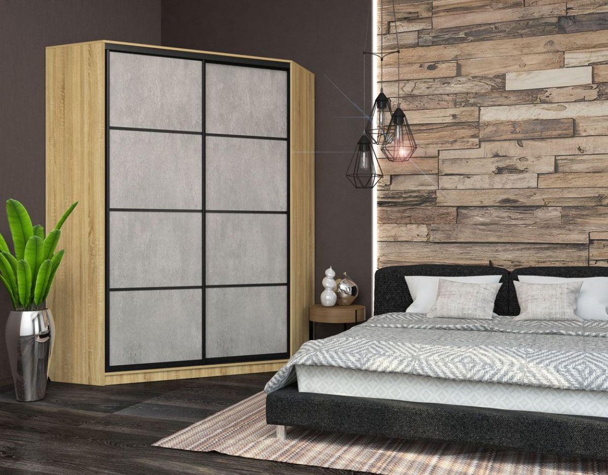 Угловой шкаф-купе Лофт (Дуб Сонома) | фото 13