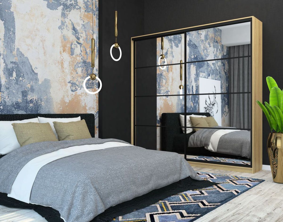 Шкаф-купе Лофт 2400 Шк24-47 (Дуб Сонома) | фото 11