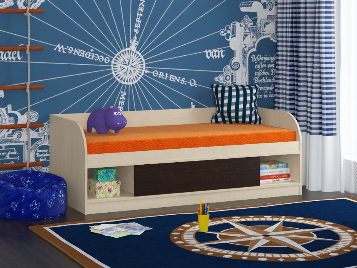 Кровать Соня-4 (700*1600) Дуб Молочный | фото 2