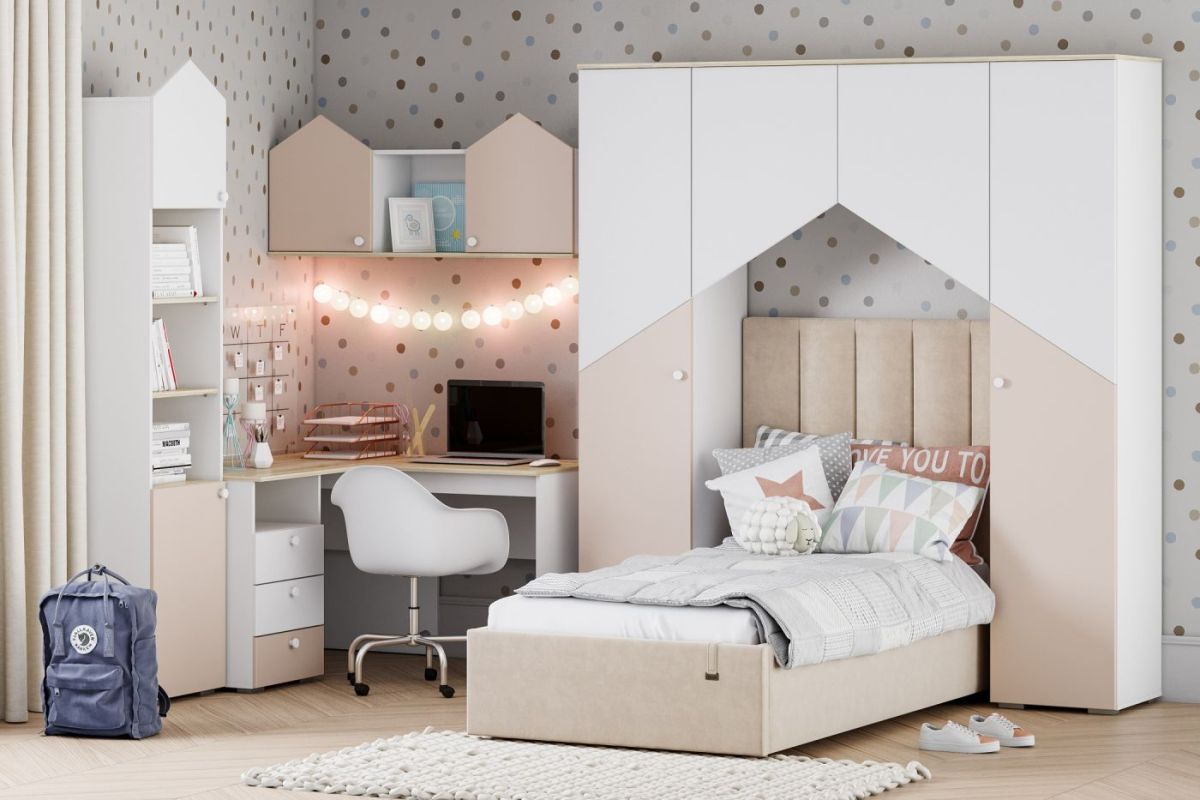 Шкаф для книг НМ 041.44 "Банни" Левый/Правый (Бисквит) | фото 3