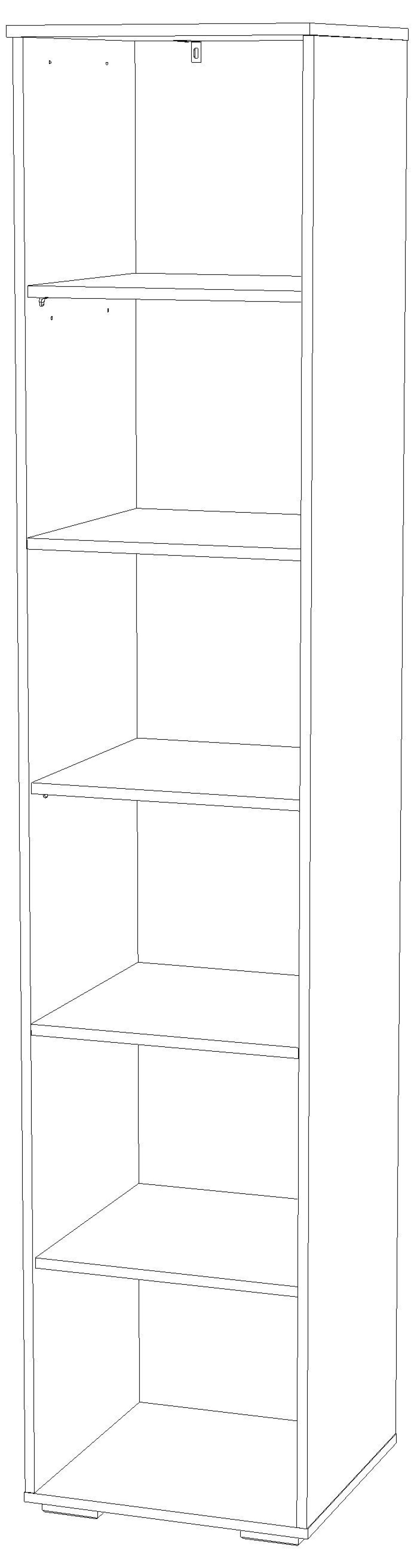 Шкаф для белья НМ 041.43 "Банни" Левый/Правый (Макарун) | фото 3