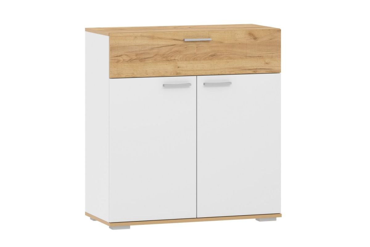 Прихожая "Санти" (модульная) Белый/Дуб Крафт Золотой | фото 6