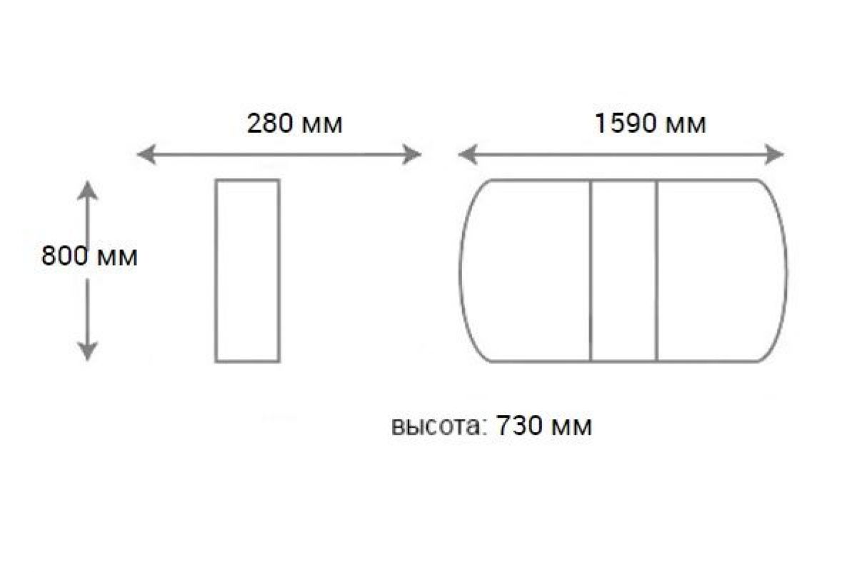 Стол-тумба ПГ-16 (хром/ЛДСП EGGER) | фото 2