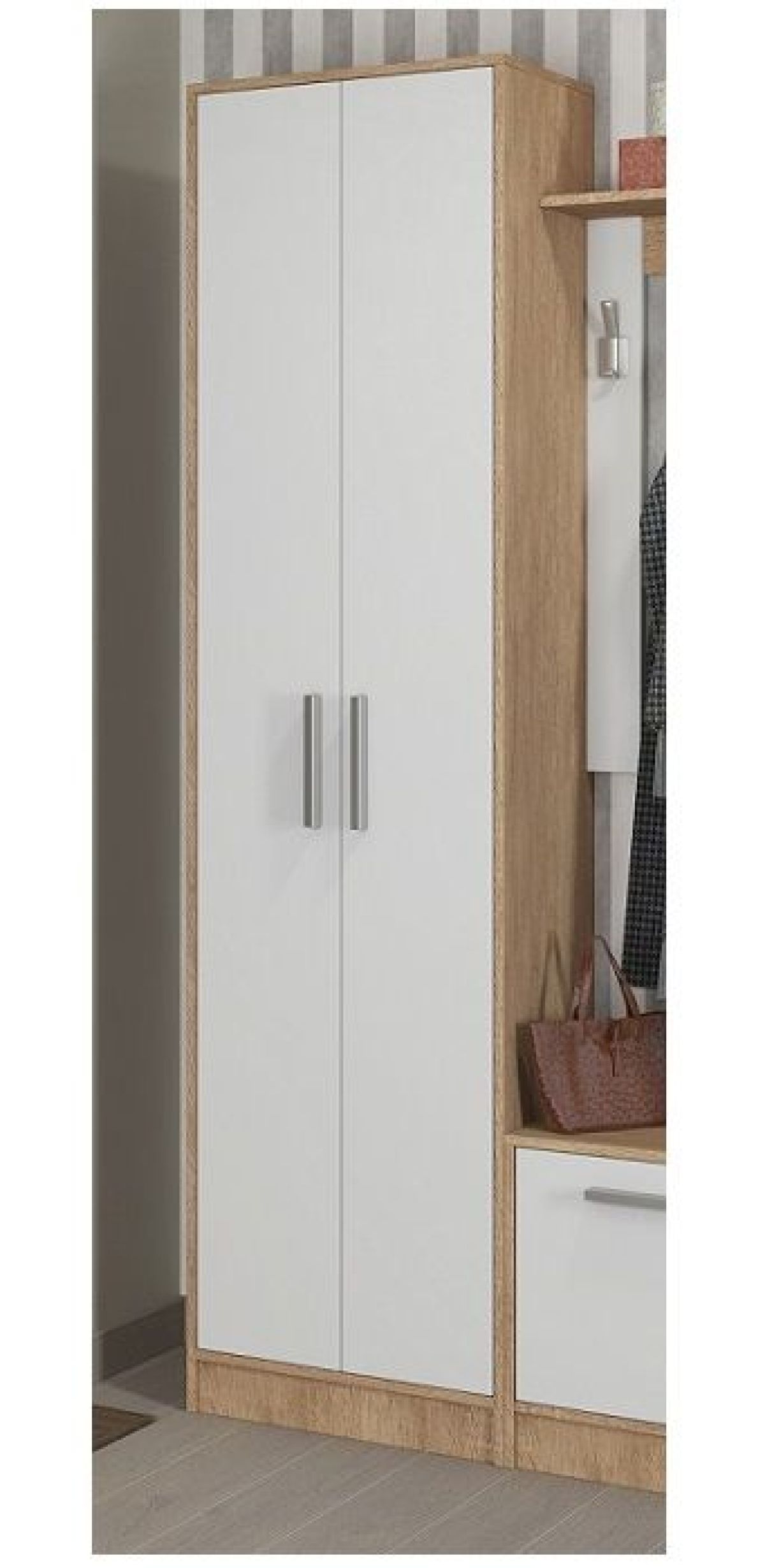 Прихожая Энтер (Дуб Сонома/Белый) | фото 7