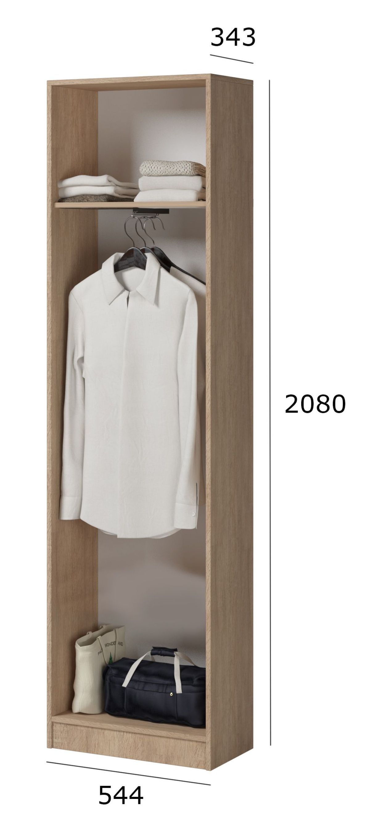 Прихожая Энтер (Дуб Сонома/Белый) | фото 8