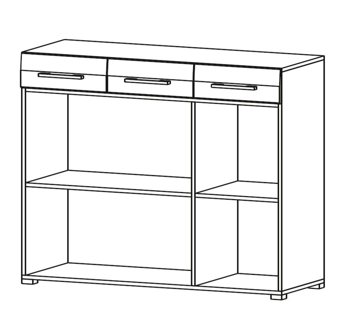 Спальный гарнитур НЕНСИ (модульный) Крафт золотой/Белый глянец | фото 6