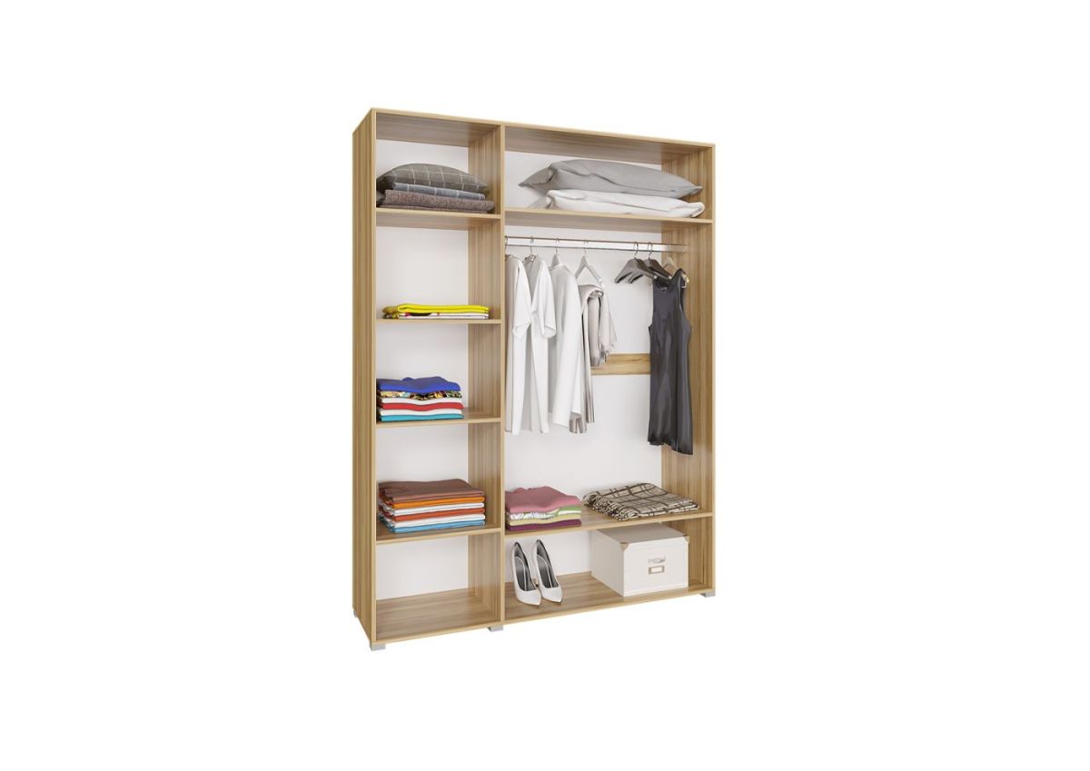 Спальный гарнитур НЕНСИ (модульный) Крафт золотой/Белый глянец | фото 8