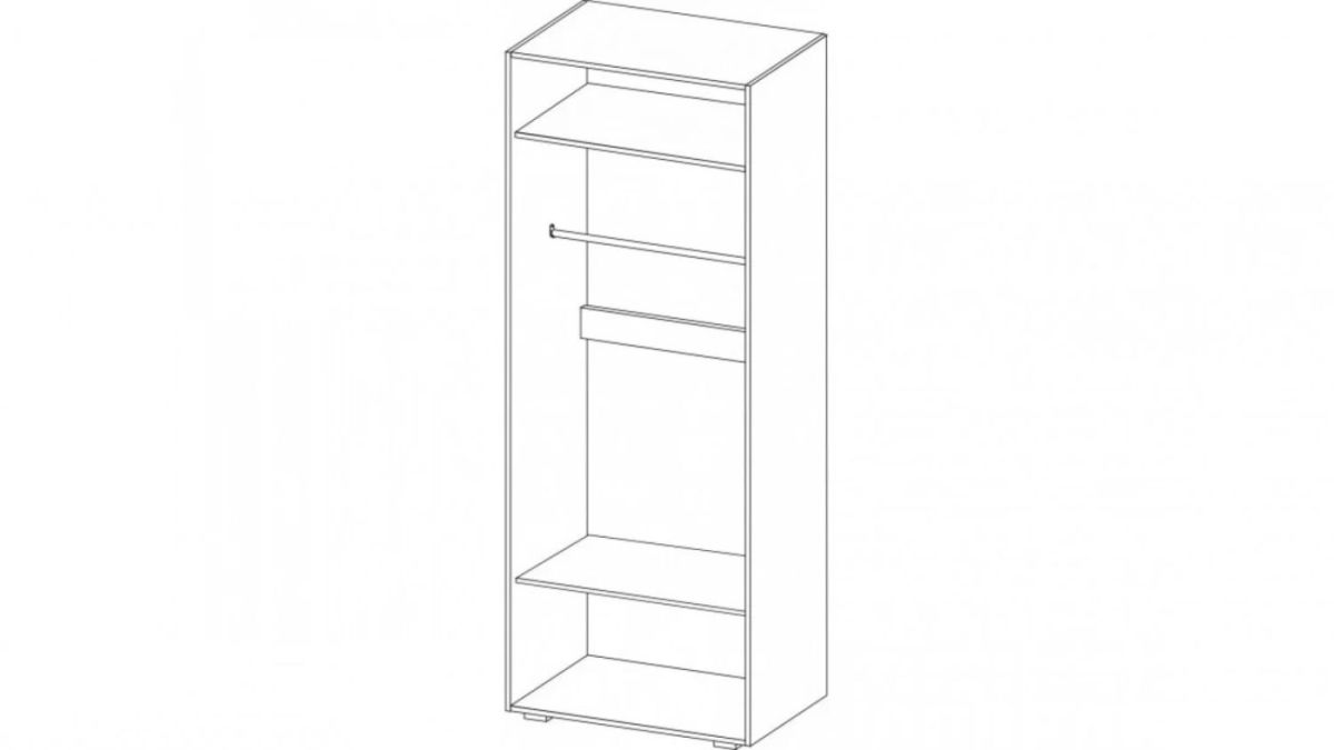 Спальный гарнитур НЕНСИ (модульный) Ясень Шимо светлый/Капучино глянец | фото 8