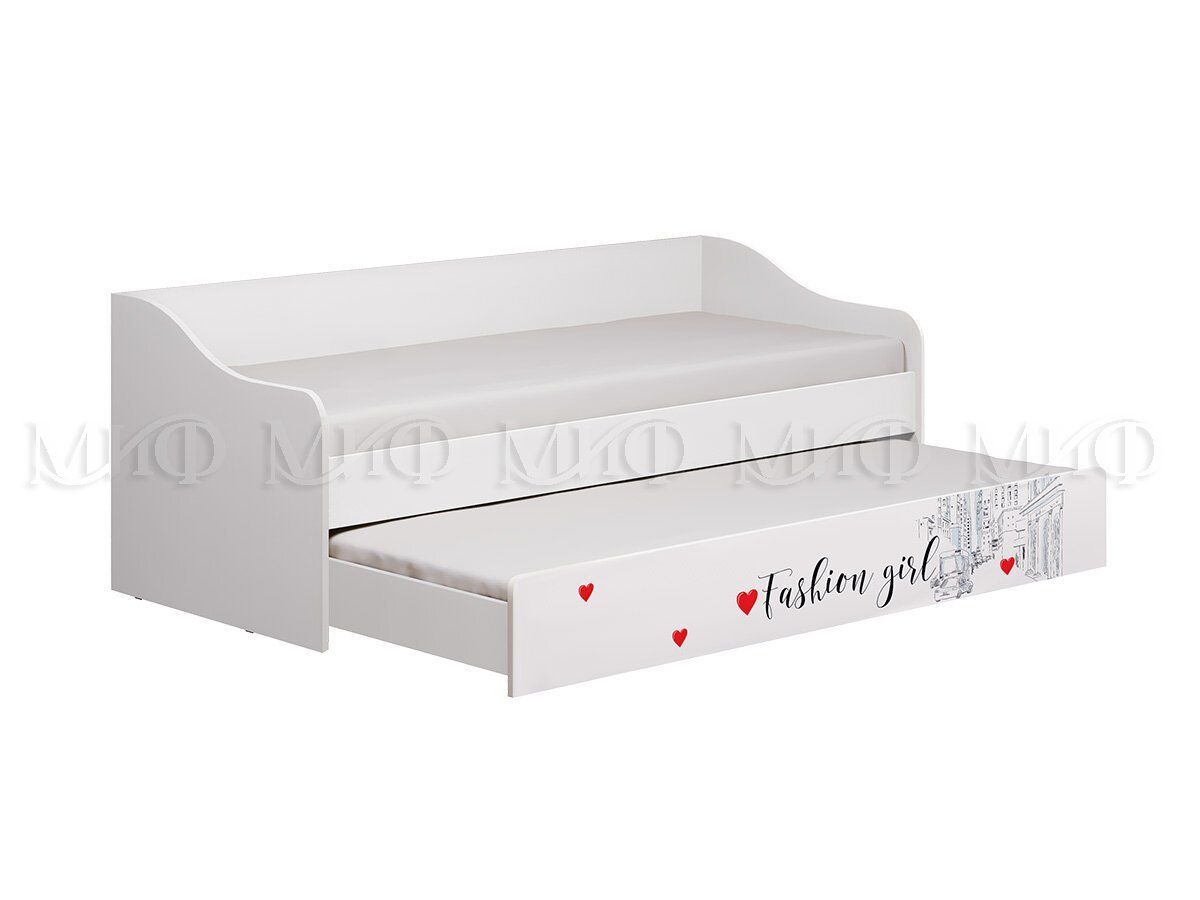 ВЕГА NEW Girl Кровать выдвижная с настилом ЛДСП | фото 2