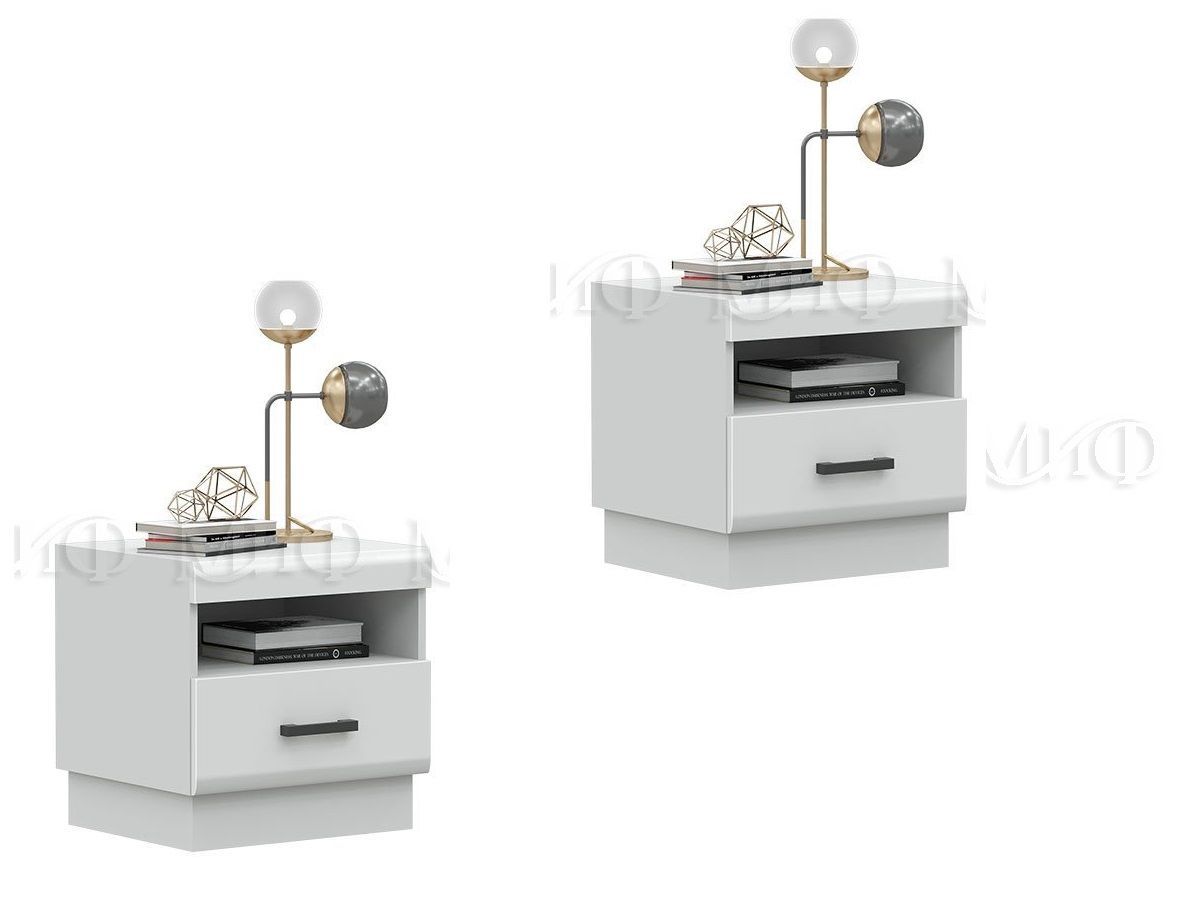 МАГНОЛИЯ Спальный гарнитур МДФ (модульный) Белый глянец/белый | фото 3